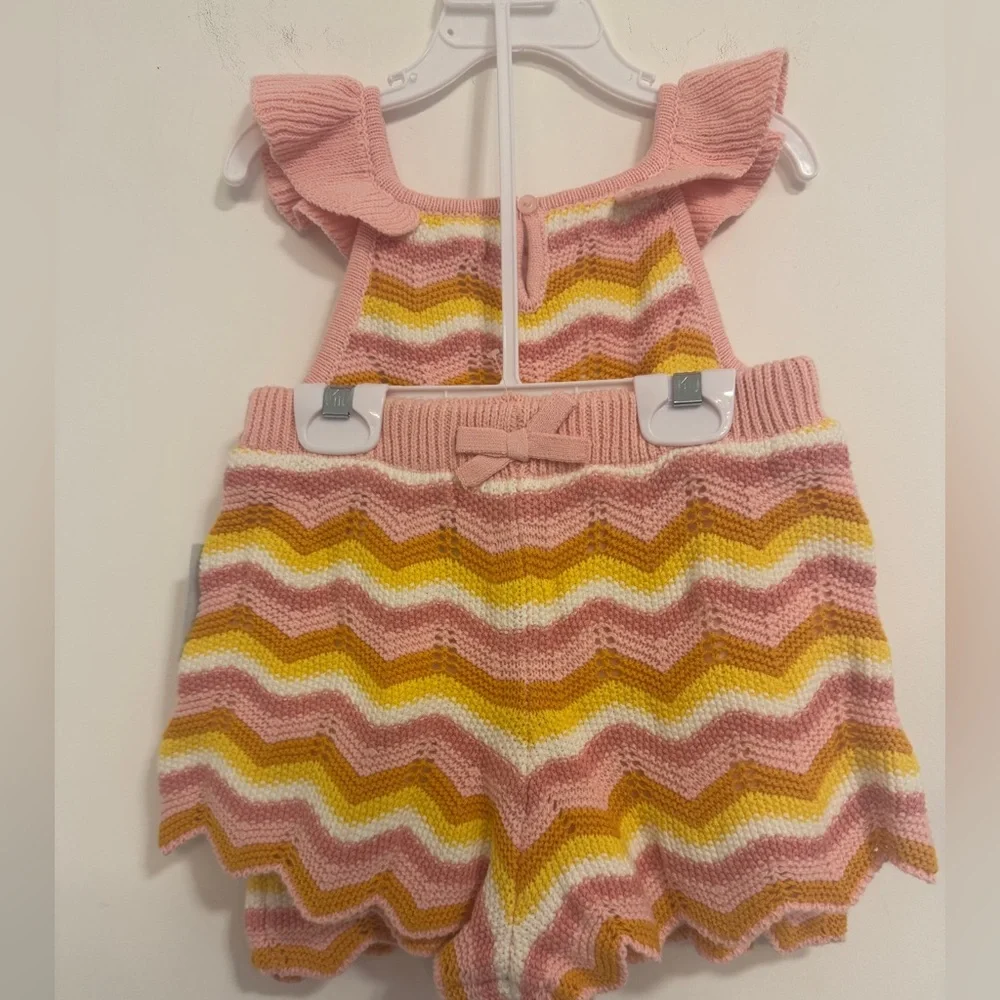 Haute Hippie Pink and Yellow Kids Matching Set
